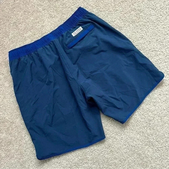 Fair Harbor The Anchor Men’s Size Large 8” Swim Shorts Trunks Dark Denim Anchor - Picture 3 of 15